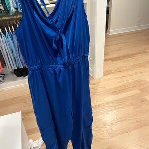 DO+BE Vibrant Blue Satin Dress